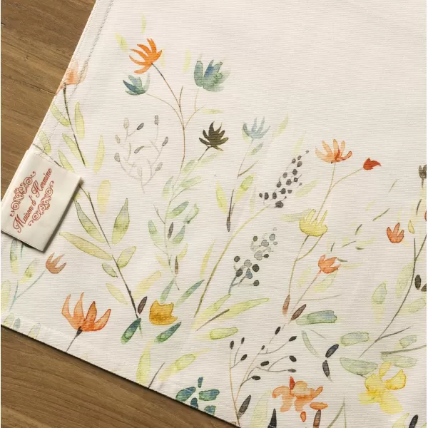 imageMaison d Hermine Cloth Placemats Set of 4 100 Cotton Decorative Washable Table Place Mat Kitchen Party Wedding Restaurant ampamp Camping Meadow Florals  Beige  SpringSummer1  Colmar