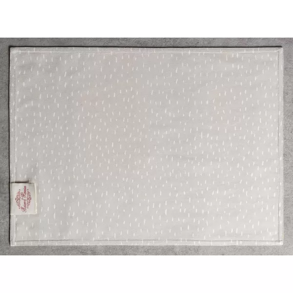 imageMaison d Hermine Cloth Placemats Set of 4 100 Cotton Decorative Washable Table Place Mat Kitchen Party Wedding Restaurant ampamp Camping Meadow Florals  Beige  SpringSummer16  Jardin Dete  Fog