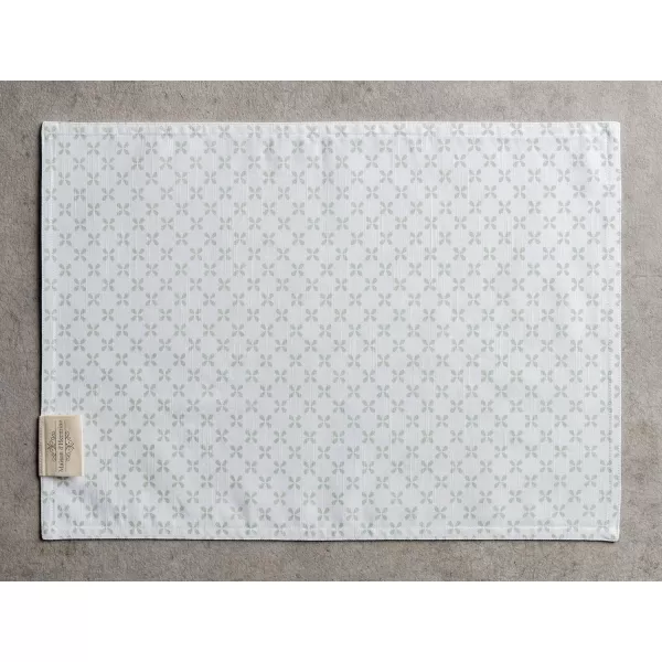 imageMaison d Hermine Cloth Placemats Set of 4 100 Cotton Decorative Washable Table Place Mat Kitchen Party Wedding Restaurant ampamp Camping Meadow Florals  Beige  SpringSummer15  Printemps