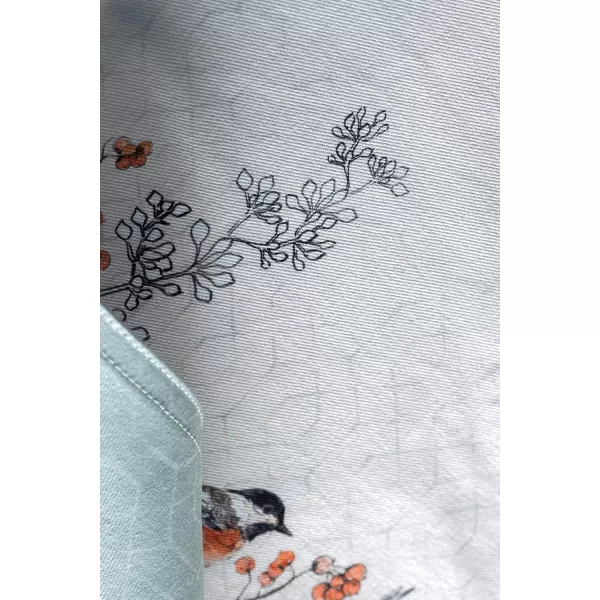 imageMaison d Hermine Cloth Placemats Set of 4 100 Cotton Decorative Washable Table Place Mat Kitchen Wedding Restaurant ampamp Camping Kelim  Prairie  ThanksgivingChristmas11  Whitish Shabby Chique