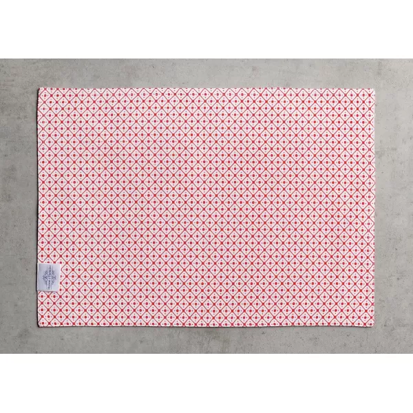 imageMaison d Hermine Cloth Placemats Set of 4 100 Cotton Decorative Washable Table Place Mat Kitchen Wedding Restaurant ampamp Camping Kelim  Prairie  ThanksgivingChristmas19  Winter Jouy