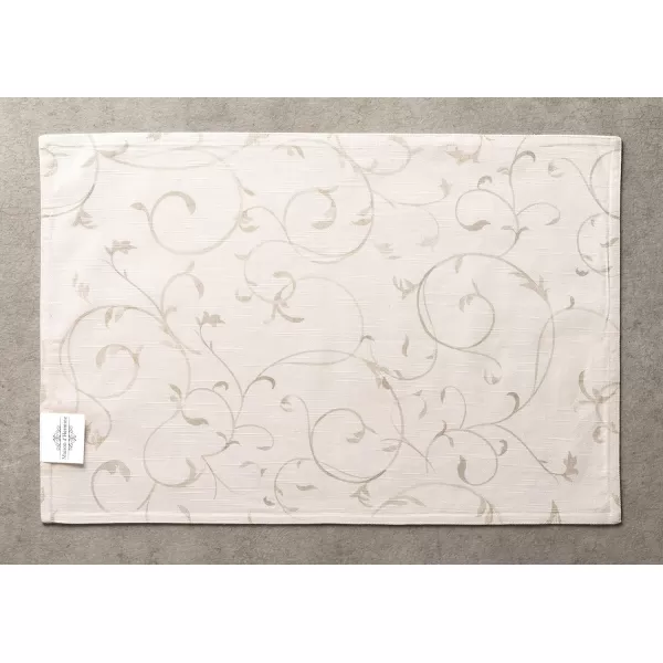 imageMaison d Hermine Cloth Placemats Set of 4 100 Cotton Decorative Washable Table Place Mat Kitchen Wedding Restaurant ampamp Camping Kelim  Prairie  ThanksgivingChristmas18  Lumina