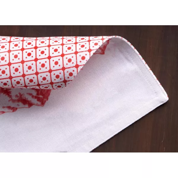 imageMaison d Hermine Cloth Placemats Set of 4 100 Cotton Decorative Washable Table Place Mat Kitchen Wedding Restaurant ampamp Camping Kelim  Prairie  ThanksgivingChristmas19  Winter Jouy