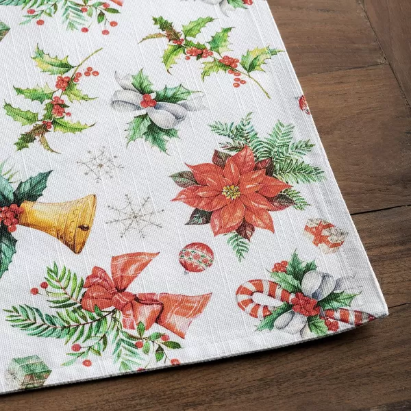 imageMaison d Hermine Cloth Placemats Set of 4 100 Cotton Decorative Washable Table Place Mat Kitchen Wedding Restaurant ampamp Camping Kelim  Prairie  ThanksgivingChristmas24  Chromo