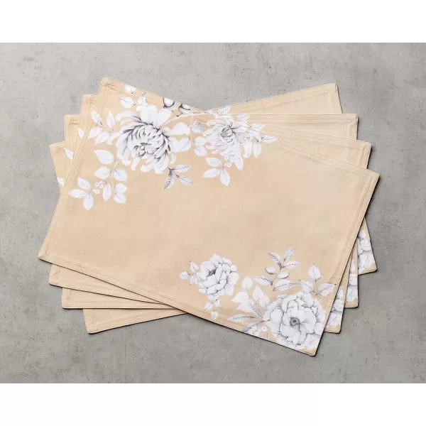 imageMaison d Hermine Cloth Placemats Set of 4 100 Cotton Decorative Washable Table Place Mat Kitchen Wedding Restaurant ampamp Camping Kelim  Prairie  ThanksgivingChristmas15  Pretty Autumn