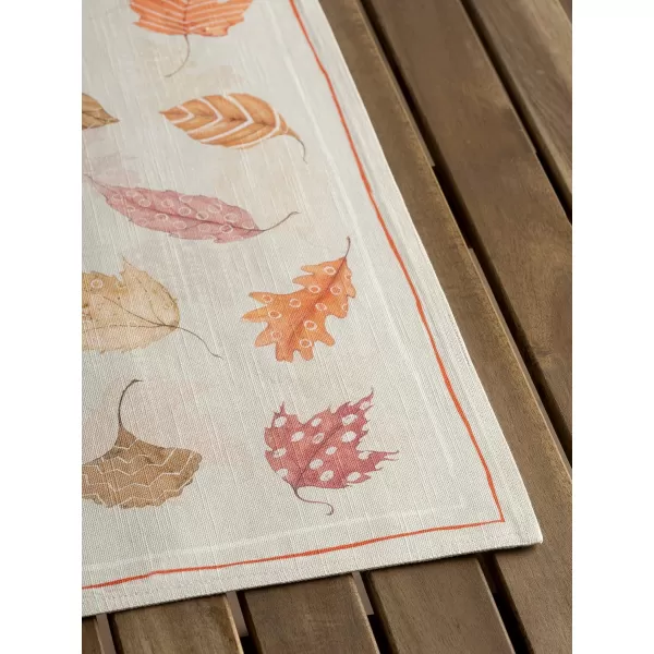 imageMaison d Hermine Cloth Placemats Set of 4 100 Cotton Decorative Washable Table Place Mat Kitchen Wedding Restaurant ampamp Camping Kelim  Prairie  ThanksgivingChristmas8  Colors of Autumn
