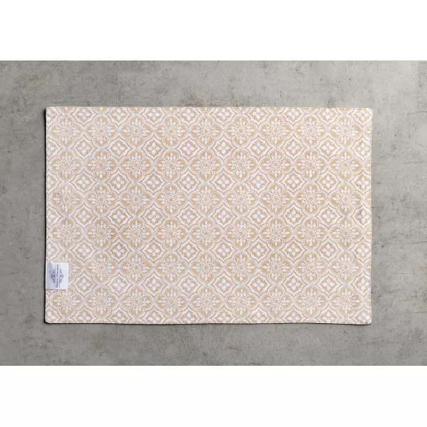 imageMaison d Hermine Cloth Placemats Set of 4 100 Cotton Decorative Washable Table Place Mat Kitchen Wedding Restaurant ampamp Camping Kelim  Prairie  ThanksgivingChristmas15  Pretty Autumn