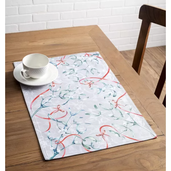 imageMaison d Hermine Cloth Placemats Set of 4 100 Cotton Decorative Washable Table Place Mat Kitchen Wedding Restaurant ampamp Camping Kelim  Prairie  ThanksgivingChristmas25  Enora