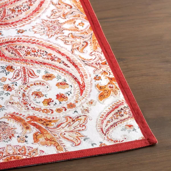 imageMaison d Hermine Cloth Placemats Set of 4 100 Cotton Decorative Washable Table Place Mat Kitchen Wedding Restaurant ampamp Camping Kelim  Prairie  ThanksgivingChristmas21  Orient