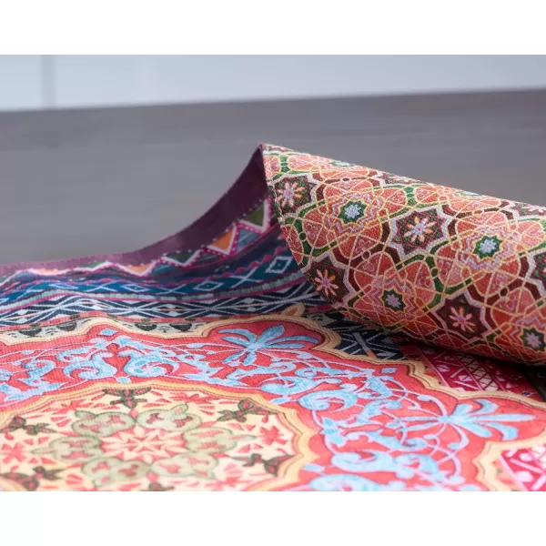 imageMaison d Hermine Cloth Placemats Set of 4 100 Cotton Decorative Washable Table Place Mat Kitchen Wedding Restaurant ampamp Camping Kelim  Prairie  ThanksgivingChristmas9  Ispahan