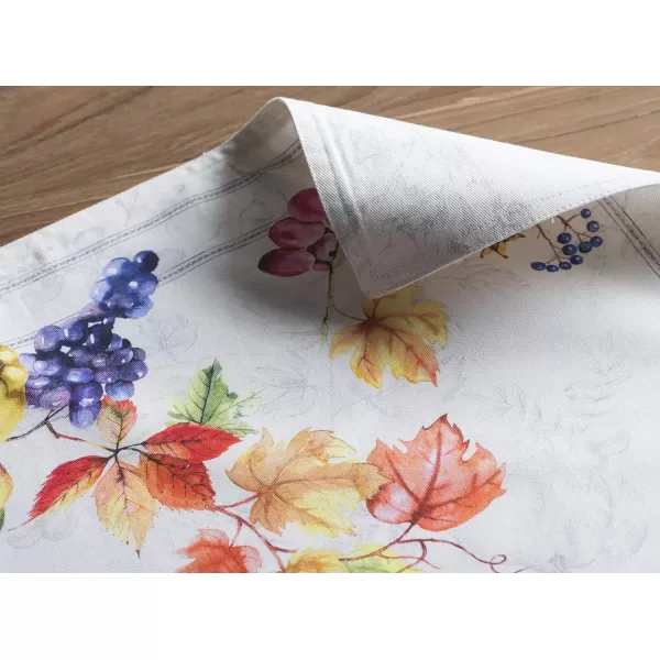 imageMaison d Hermine Cloth Placemats Set of 4 100 Cotton Decorative Washable Table Place Mat Kitchen Wedding Restaurant ampamp Camping Kelim  Prairie  ThanksgivingChristmas23  Fruit Dhiver
