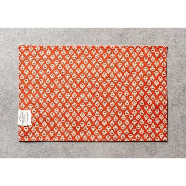 imageMaison d Hermine Cloth Placemats Set of 4 100 Cotton Decorative Washable Table Place Mat Kitchen Wedding Restaurant ampamp Camping Kelim  Prairie  ThanksgivingChristmas1  Cachemire