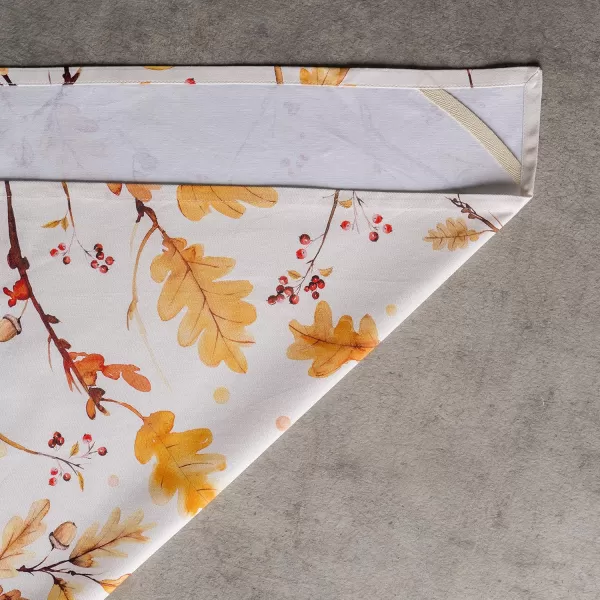 imageMaison d Hermine Kitchen Towel 100 Cotton Set of 3 Kitchentowels Tea Towels for Gifts Table Cleaning Dining Buffet Parties ampamp Wedding Use Oak Leaves  ThanksgivingChristmas
