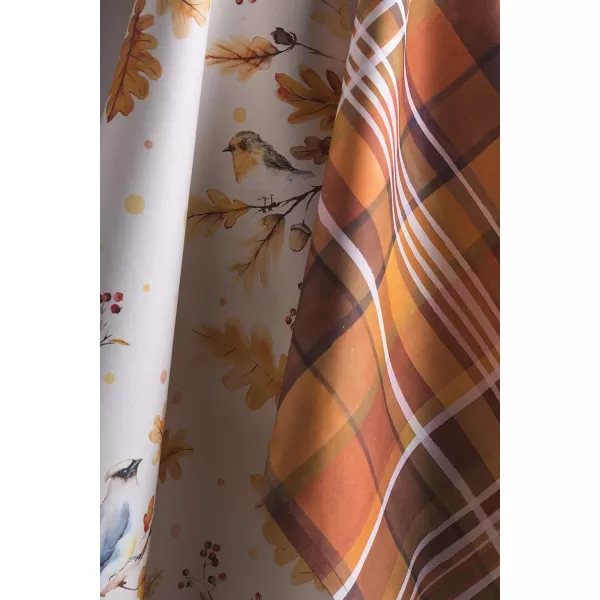 imageMaison d Hermine Kitchen Towel 100 Cotton Set of 3 Kitchentowels Tea Towels for Gifts Table Cleaning Dining Buffet Parties ampamp Wedding Use Oak Leaves  ThanksgivingChristmas