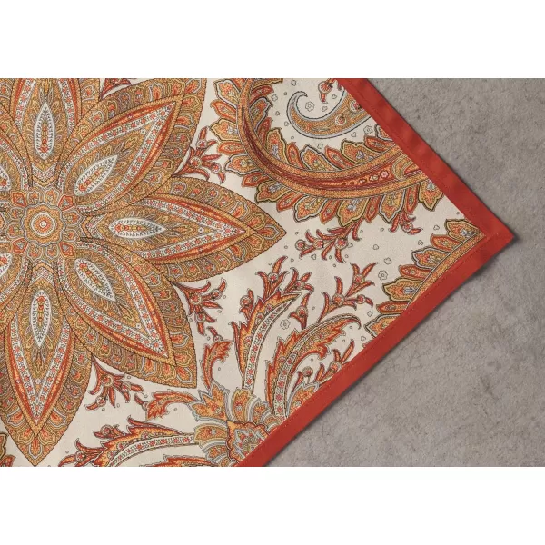 imageMaison d Hermine Napkins 100 Cotton Set of 4 Decorative Napkin Washable Cloth Napkins for Gifts Home Wedding Party ampamp Camping Whitish Shabby Chique  ThanksgivingChristmas 20x2002  Kashmir Paisley