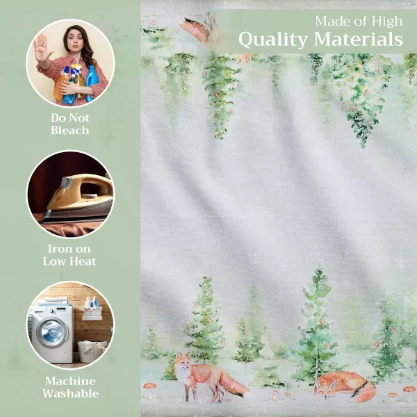 imageMaison d Hermine Napkins 100 Cotton Set of 4 Decorative Napkin Washable Cloth Napkins for Gifts Home Wedding Party ampamp Camping Whitish Shabby Chique  ThanksgivingChristmas 20x2025  Winter Mornings