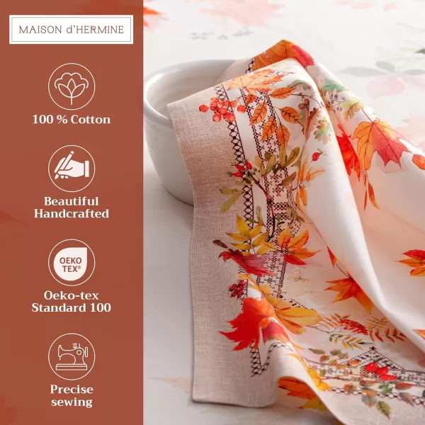imageMaison d Hermine Napkins 100 Cotton Set of 4 Decorative Napkin Washable Cloth Napkins for Gifts Home Wedding Party ampamp Camping Whitish Shabby Chique  ThanksgivingChristmas 20x2004  Amarante