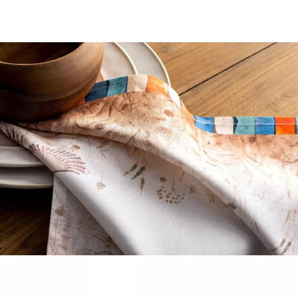 imageMaison d Hermine Napkins 100 Cotton Set of 4 Decorative Napkin Washable Cloth Napkins for Gifts Home Wedding Party ampamp Camping Whitish Shabby Chique  ThanksgivingChristmas 20x2024  Faisan Dautomne