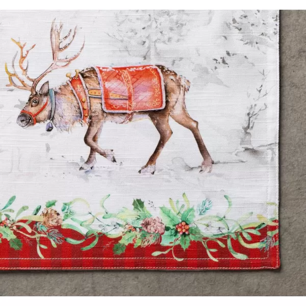imageMaison d Hermine Placemat 100 Cotton Cloth Placemats Decorative Washable Placemats Home Kitchen Dining ampamp Camping Christmas Tradition  ThanksgivingChristmas Set of 4