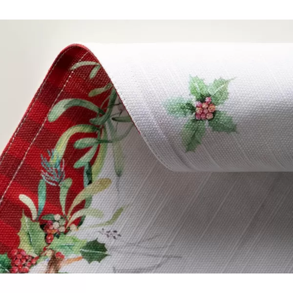 imageMaison d Hermine Placemat 100 Cotton Cloth Placemats Decorative Washable Placemats Home Kitchen Dining ampamp Camping Christmas Tradition  ThanksgivingChristmas Set of 4