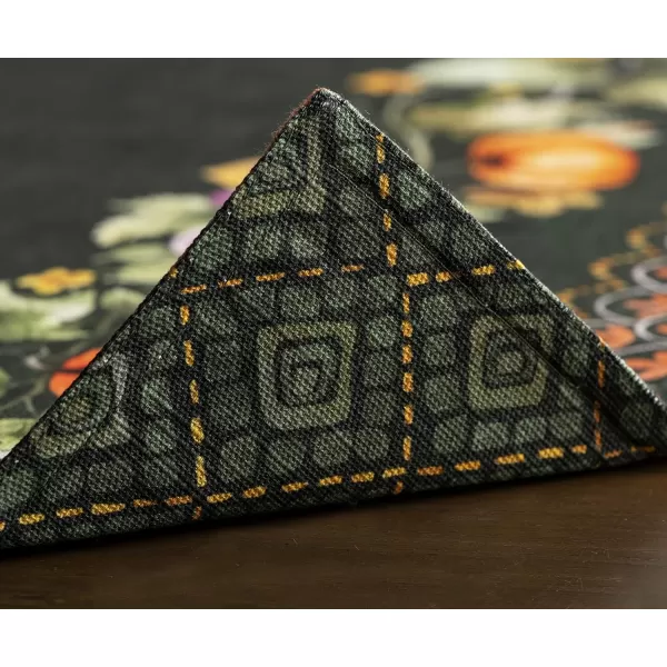 imageMaison d Hermine Placemat 100 Cotton Decorative Washable Table Placemats Dining Home Wedding Banquet Buffet Pumpkin Garden  Dark Green  ThanksgivingChristmasSet of 4