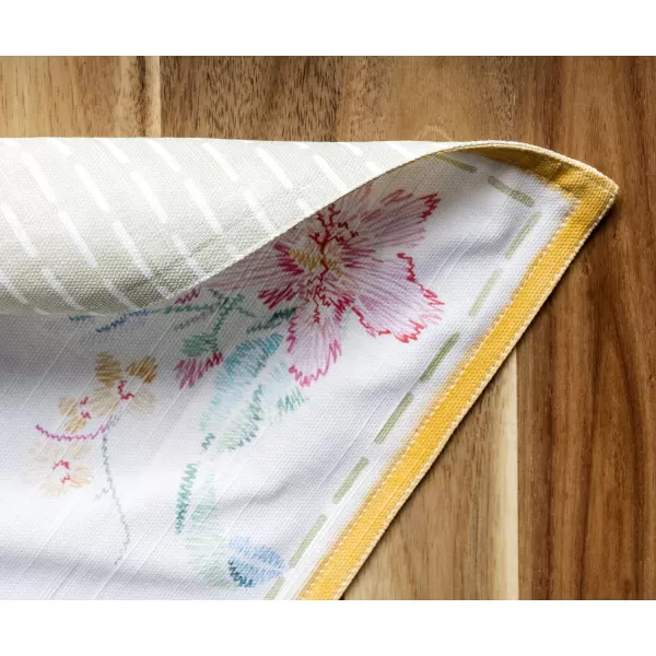 imageMaison d Hermine Placemats 100 Cotton Set of 4 Dinner Placemat Decorative Washable Cloth Placemat Dining Buffet Parties ampamp Camping Rose Garden  SpringSummer41  Paradise Island