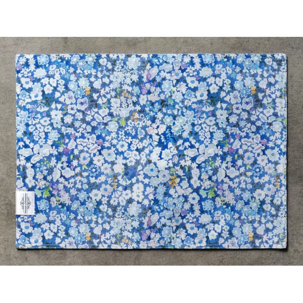 imageMaison d Hermine Placemats 100 Cotton Set of 4 Dinner Placemat Decorative Washable Cloth Placemat Dining Buffet Parties ampamp Camping Rose Garden  SpringSummer43  Summer Blues