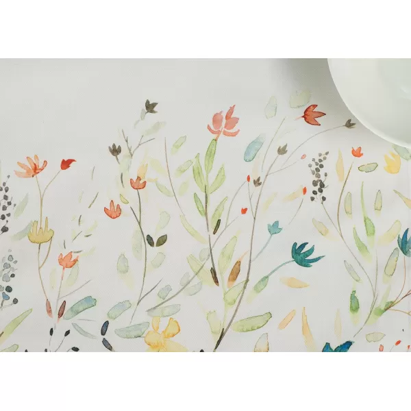 imageMaison d Hermine Placemats 100 Cotton Set of 4 Dinner Placemat Decorative Washable Cloth Placemat Dining Buffet Parties ampamp Camping Rose Garden  SpringSummer01  Colmar
