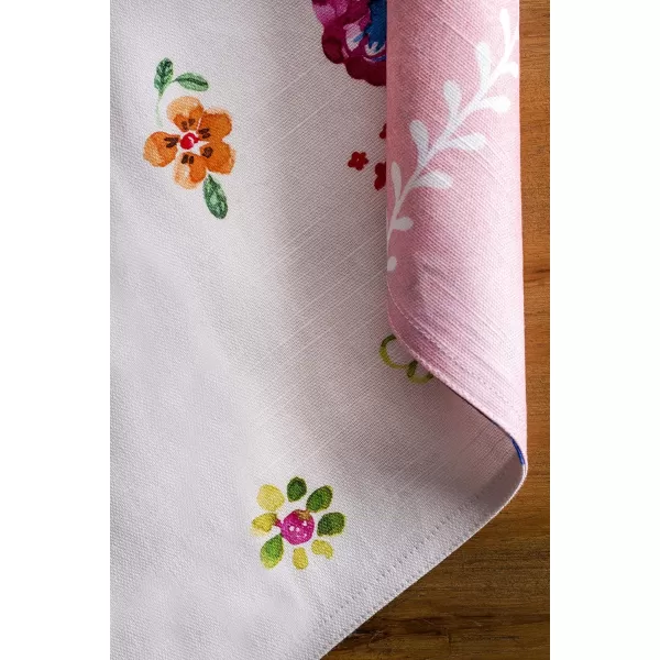 imageMaison d Hermine Placemats 100 Cotton Set of 4 Dinner Placemat Decorative Washable Cloth Placemat Dining Buffet Parties ampamp Camping Rose Garden  SpringSummer23  Happy Florals  High Summer