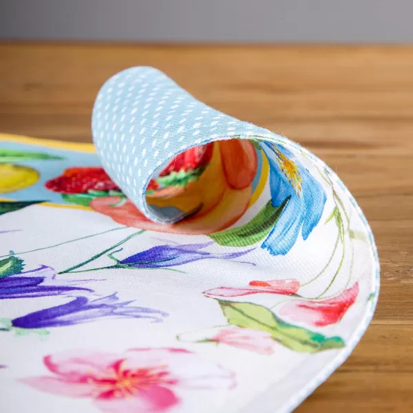 imageMaison d Hermine Placemats 100 Cotton Set of 4 Dinner Placemat Decorative Washable Cloth Placemat Dining Buffet Parties ampamp Camping Rose Garden  SpringSummer24  Giverny