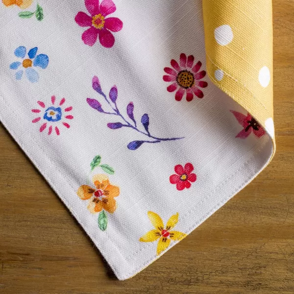 imageMaison d Hermine Placemats 100 Cotton Set of 4 Dinner Placemat Decorative Washable Cloth Placemat Dining Buffet Parties ampamp Camping Rose Garden  SpringSummer34  Happy Florals  Sweety