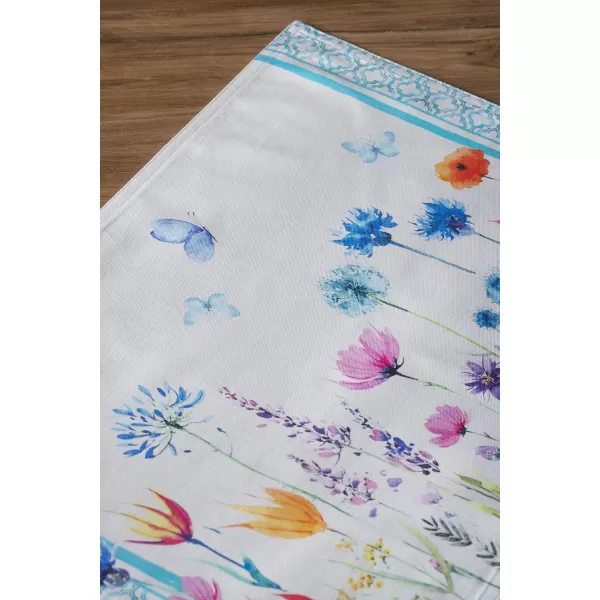 imageMaison d Hermine Placemats 100 Cotton Set of 4 Dinner Placemat Decorative Washable Cloth Placemat Dining Buffet Parties ampamp Camping Rose Garden  SpringSummer32  Flower in the Field