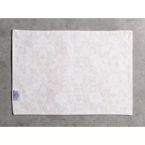 imageMaison d Hermine Placemats 100 Cotton Set of 4 Dinner Placemat Decorative Washable Cloth Placemat Dining Buffet Parties ampamp Camping Rose Garden  SpringSummer40  Gourmand