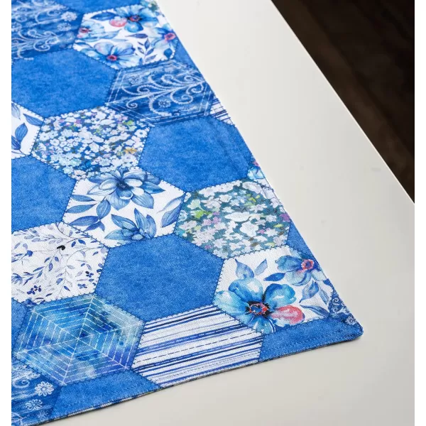 imageMaison d Hermine Placemats 100 Cotton Set of 4 Dinner Placemat Decorative Washable Cloth Placemat Dining Buffet Parties ampamp Camping Rose Garden  SpringSummer43  Summer Blues