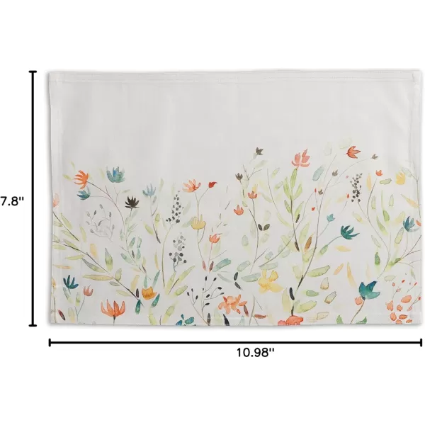 imageMaison d Hermine Placemats 100 Cotton Set of 4 Dinner Placemat Decorative Washable Cloth Placemat Dining Buffet Parties ampamp Camping Rose Garden  SpringSummer01  Colmar
