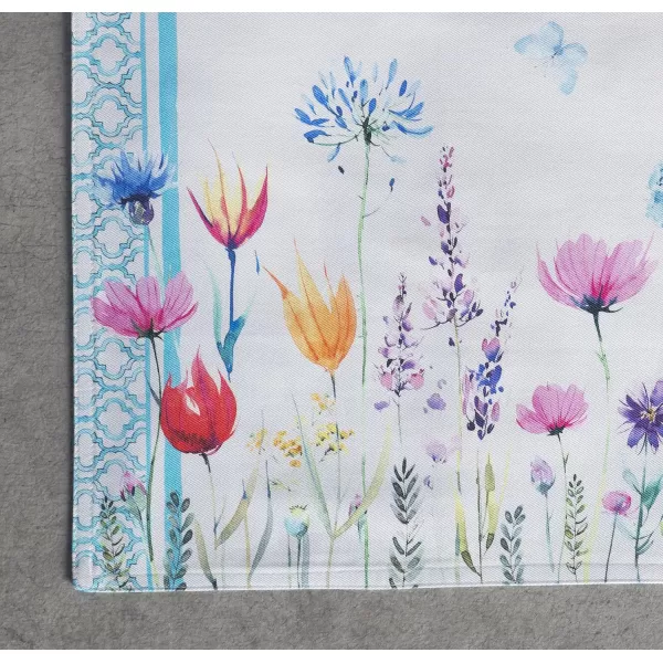 imageMaison d Hermine Placemats 100 Cotton Set of 4 Dinner Placemat Decorative Washable Cloth Placemat Dining Buffet Parties ampamp Camping Rose Garden  SpringSummer32  Flower in the Field