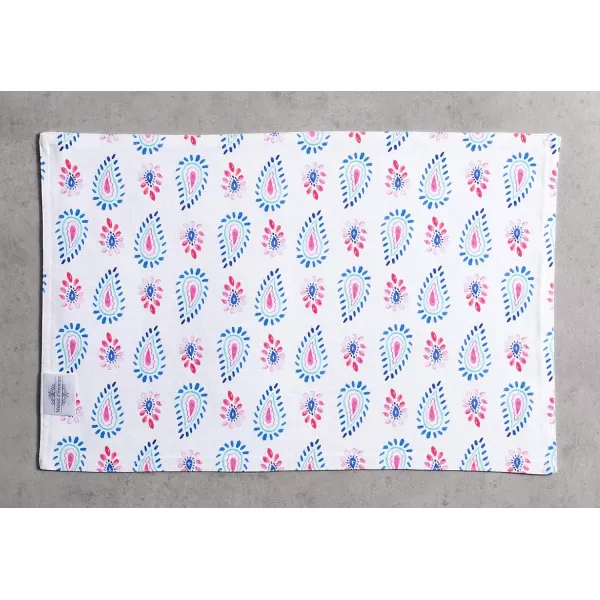 imageMaison d Hermine Placemats 100 Cotton Set of 4 Dinner Placemat Decorative Washable Cloth Placemat Dining Buffet Parties ampamp Camping Rose Garden  SpringSummer35  Indian Floral