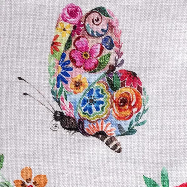 imageMaison d Hermine Placemats 100 Cotton Set of 4 Dinner Placemat Decorative Washable Cloth Placemat Dining Buffet Parties ampamp Camping Rose Garden  SpringSummer23  Happy Florals  High Summer