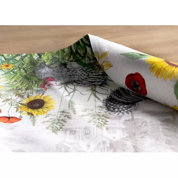 imageMaison d Hermine Placemats 100 Cotton Set of 4 Dinner Placemat Decorative Washable Cloth Placemat Dining Buffet Parties ampamp Camping Rose Garden  SpringSummer17  Basse Cour