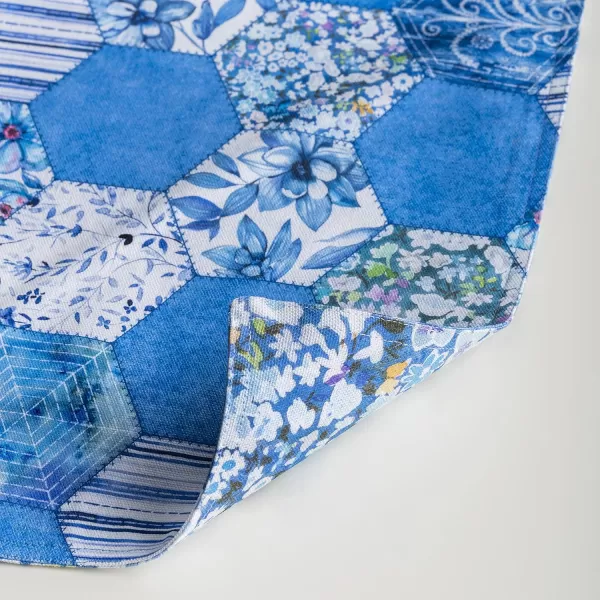 imageMaison d Hermine Placemats 100 Cotton Set of 4 Dinner Placemat Decorative Washable Cloth Placemat Dining Buffet Parties ampamp Camping Rose Garden  SpringSummer43  Summer Blues