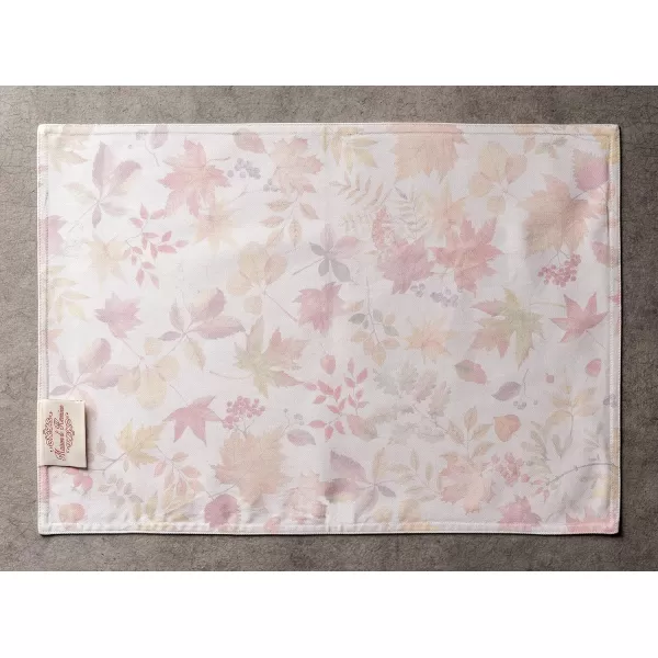 imageMaison d Hermine Placemats 100 CottonSet of 4 Dinner Placemat Decorative Washable Cloth Placemat Dining Buffet Parties ampamp Camping Amarante  ThanksgivingChristmas