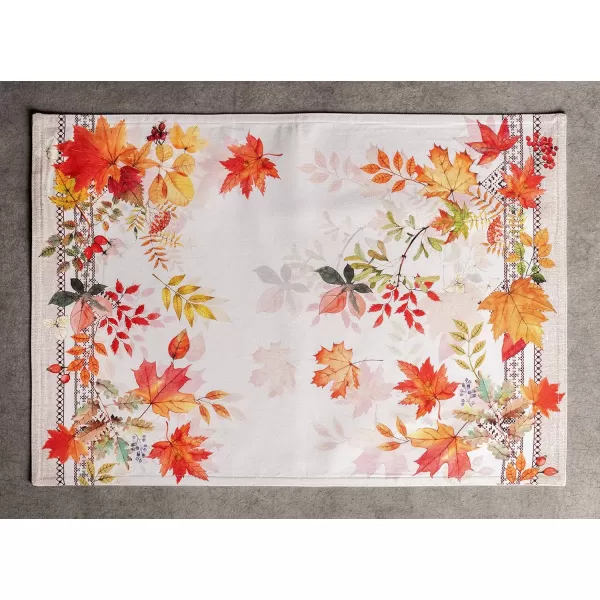 imageMaison d Hermine Placemats 100 CottonSet of 4 Dinner Placemat Decorative Washable Cloth Placemat Dining Buffet Parties ampamp Camping Amarante  ThanksgivingChristmas