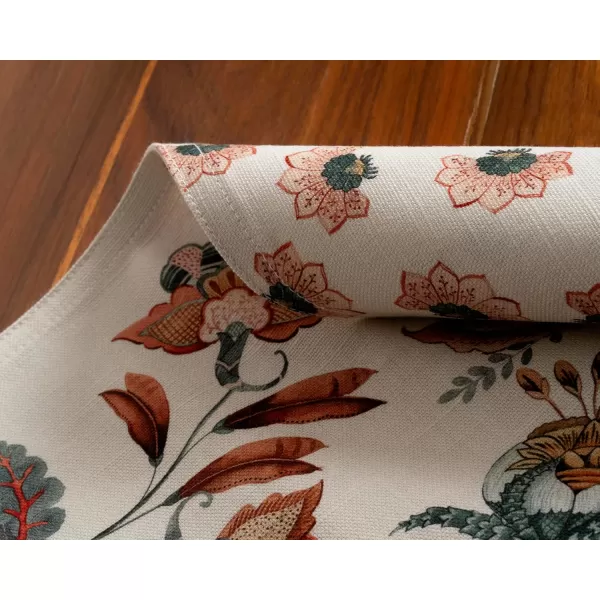 imageMaison d Hermine Placemats Set of 4 100 Cotton Decorative Washable Table Place Mat for Gifts Kitchen Party Wedding Restaurant ampamp Camping Dalida  ThanksgivingChristmas
