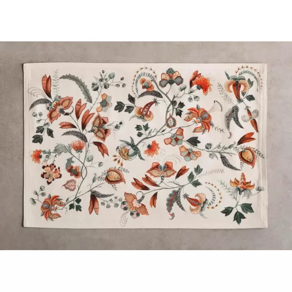 imageMaison d Hermine Placemats Set of 4 100 Cotton Decorative Washable Table Place Mat for Gifts Kitchen Party Wedding Restaurant ampamp Camping Dalida  ThanksgivingChristmas