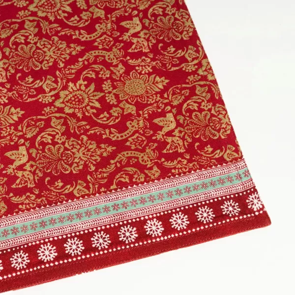 imageMaison d Hermine Placemats Set of 4 100 Cotton Decorative Washable Table Place Mat for Gifts Kitchen Party Wedding Restaurant ampamp Camping Sofia  ThanksgivingChristmas