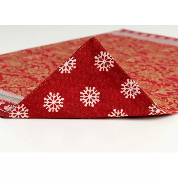 imageMaison d Hermine Placemats Set of 4 100 Cotton Decorative Washable Table Place Mat for Gifts Kitchen Party Wedding Restaurant ampamp Camping Sofia  ThanksgivingChristmas