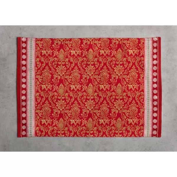imageMaison d Hermine Placemats Set of 4 100 Cotton Decorative Washable Table Place Mat for Gifts Kitchen Party Wedding Restaurant ampamp Camping Sofia  ThanksgivingChristmas