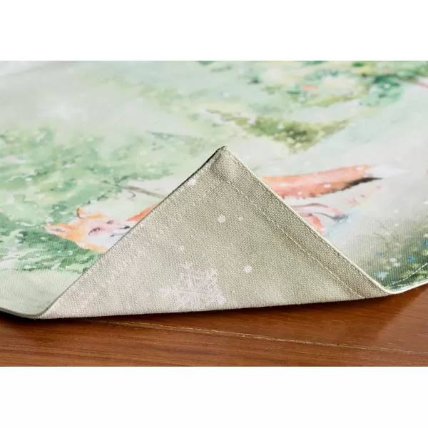 imageMaison d Hermine Placemats Set of 4 100 Cotton Decorative Washable Table Place Mat for Gifts Kitchen Party Wedding Restaurant ampamp Camping Winter Mornings  ThanksgivingChristmas