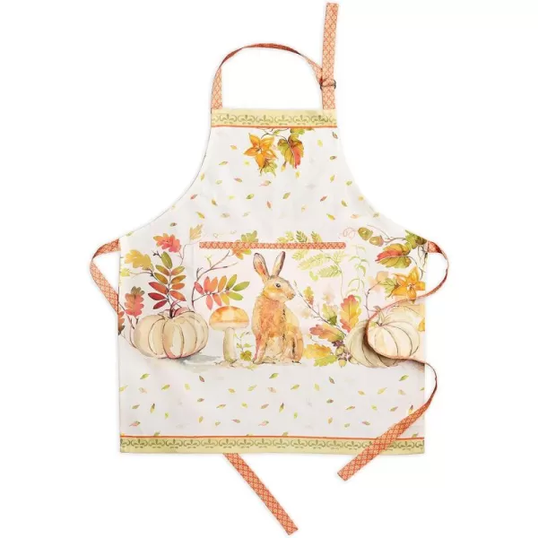 imageCotton Apron with Center Pocket Kitchen Unisex Cloth Apron 1 Piece with Long Ties for Painting Cooking Baking Restaurant21  Pumpkin Passion