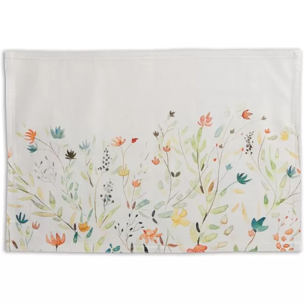 imageMaison d Hermine Placemats 100 Cotton Set of 4 Dinner Placemat Decorative Washable Cloth Placemat Dining Buffet Parties ampamp Camping Rose Garden  SpringSummer01  Colmar